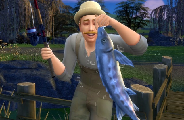 Только одну рыбку! — рыбный челлендж для Симс 4