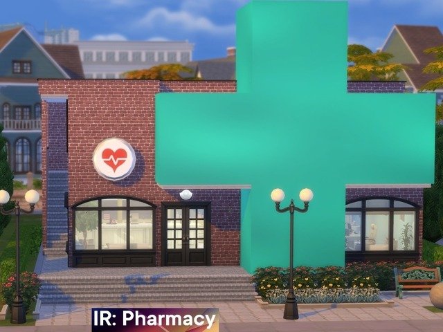 Аптека — торговый лот для Sims 4 со ссылкой для скачивания