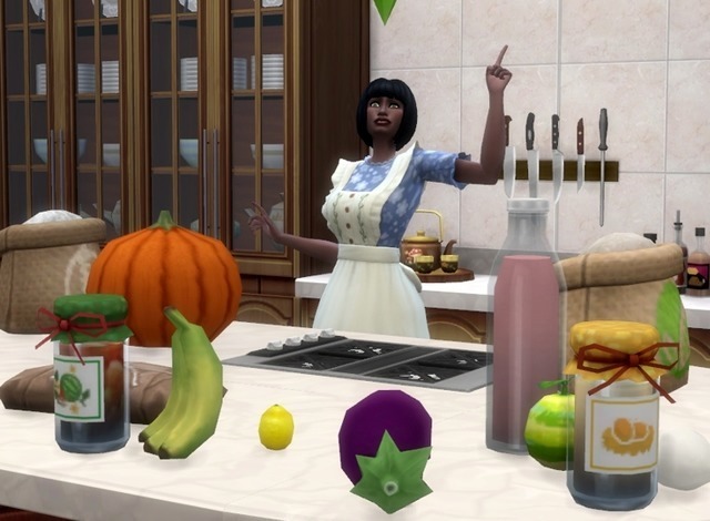 Добываем ингредиенты для кулинарных рецептов Sims 4
