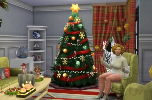 Замуж за Деда Мороза - вводная для челленджа Sims 4